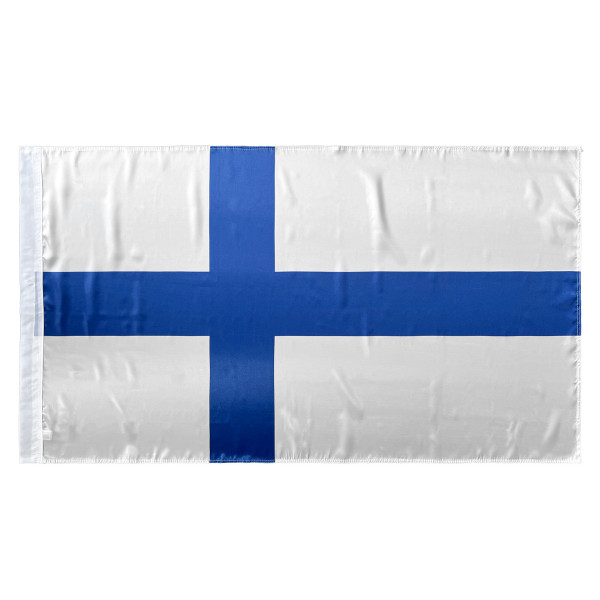 Bandera de Finlandia 150x90 cm Satén