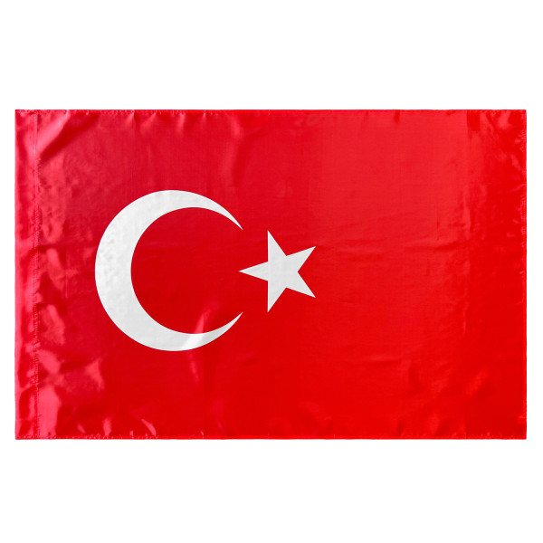 Bandera de Turquía 150x90 cm Satén