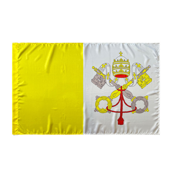 Bandera del Vaticano 150x90 cm Satén