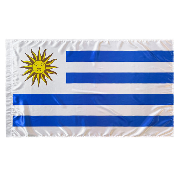 Bandera de Uruguay 150x90 cm Satén