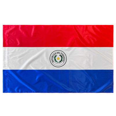 Comprar Bandera de Paraguay 150x90 cm de Satén | Alta Calidad