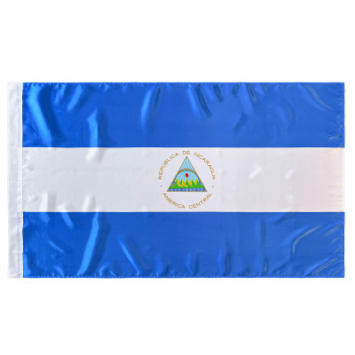 Comprar Bandera de Nicaragua 150x90 cm de Satén | Alta Calidad