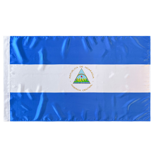 Bandera de Nicaragua 150x90 cm Satén