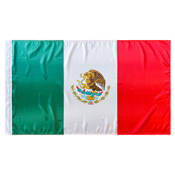 Bandera de México 150x90 cm Satén