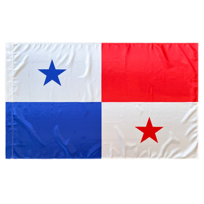 Comprar Bandera de Panamá 150x90 cm de Satén | Alta Calidad