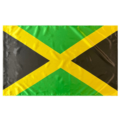 Comprar Bandera de Jamaica150x90 cm de Satén | Alta Calidad
