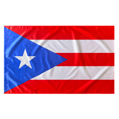 Comprar Bandera de Puerto Rico 150x90 cm de Satén | Alta Calidad