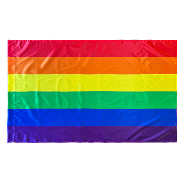 Bandera de Arcoíris Orgullo Gay LGBT 150x90 cm Satén
