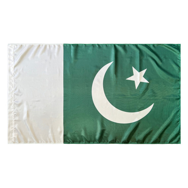 Bandera de Pakistán 150x90 cm Satén