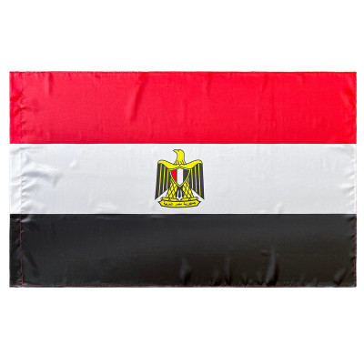 Comprar Bandera de Egipto 150x90 cm de Satén | Alta Calidad