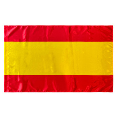 Comprar Bandera de España sin Escudo 150x90 cm de Satén | Alta Calidad