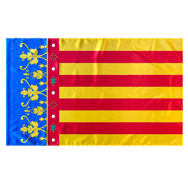 Bandera de la Comunidad Valenciana 150x90 cm Satén
