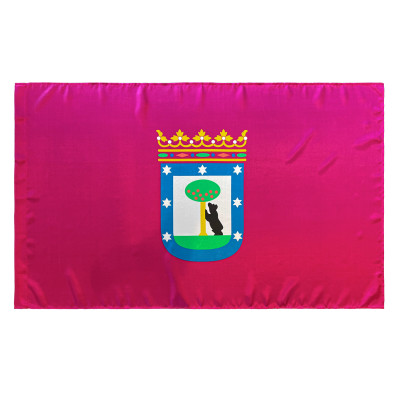 Comprar Bandera de la Ciudad de Madrid 150x90 cm de Satén | Alta Calidad