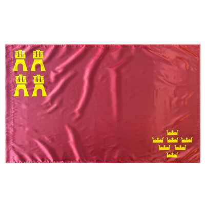 Comprar Bandera de la Región de Murcia 150x90 cm de Satén | Alta Calidad