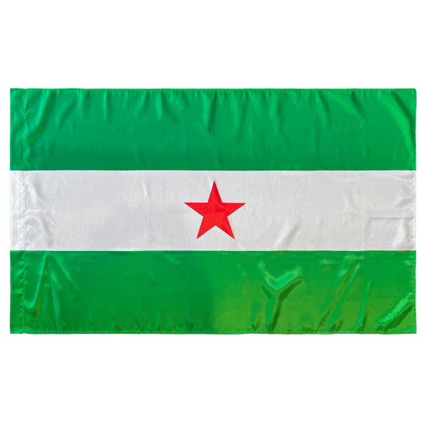 Bandera de Nacionalismo Andaluz 150x90 cm Satén