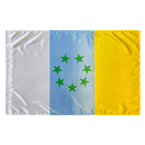 Bandera de Tricolor Canaria 150x90 cm Satén