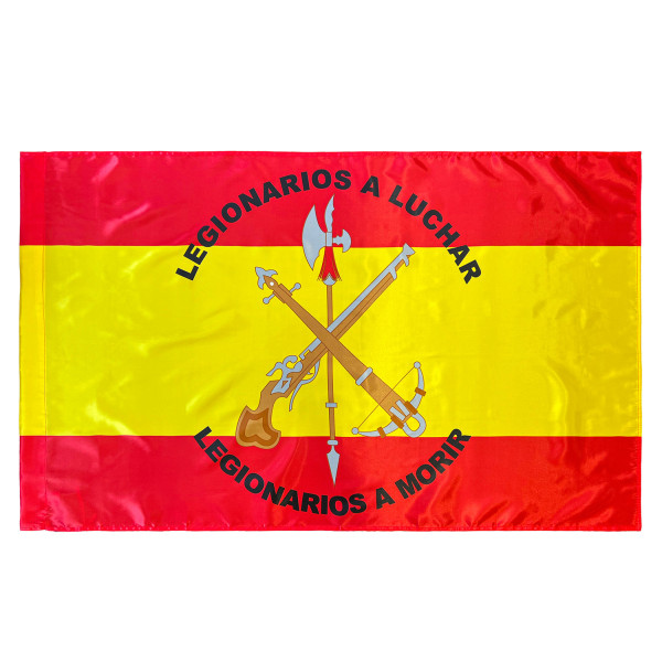 Bandera de la Legión Española 150x90 cm Satén