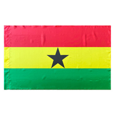 Comprar Bandera de Ghana 150x90 cm de Satén | Alta Calidad
