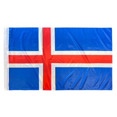 Comprar Bandera de Islandia 150x90 cm de Satén | Alta Calidad