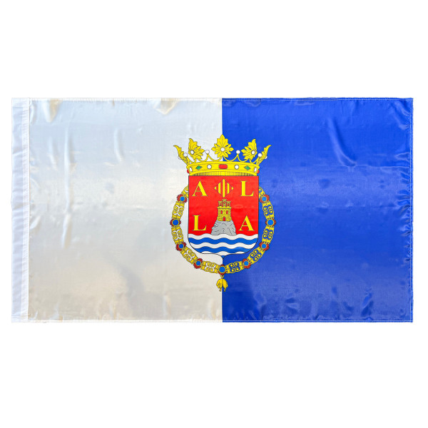 Bandera de Alicante 150x90 cm Satén