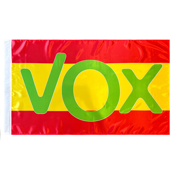 Bandera de Vox España 150x90 cm Satén