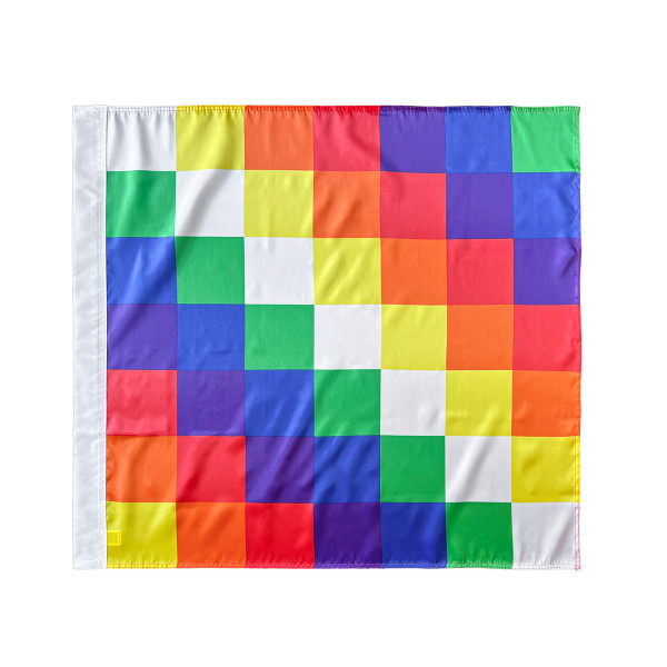 Bandera Wiphala 90x90 cm Satén