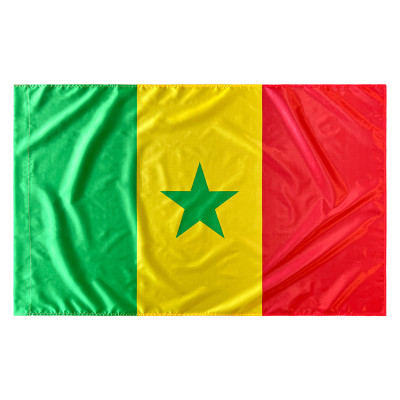 Comprar Bandera de Senegal 150x90 cm de Satén | Alta Calidad
