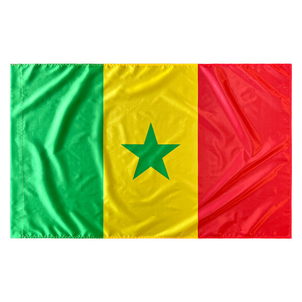 Bandera de Senegal 150x90 cm Satén