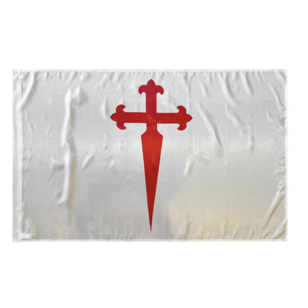 Bandera Cruz de Santiago 150 x 90 CM Satén