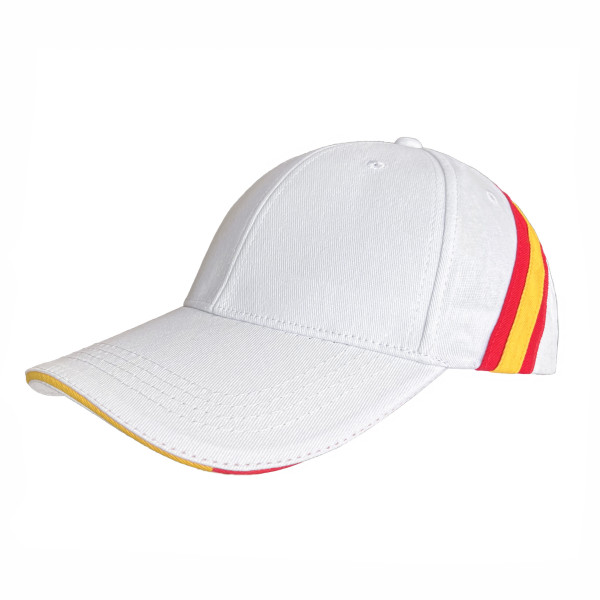 Gorra Blanca con Cinta España