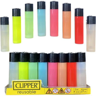 48 Mecheros Clipper Classic CP11 Translúcido