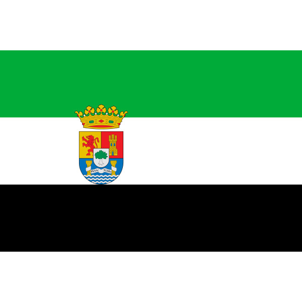 Bandera de Extremadura 70x100 cm Poliéster