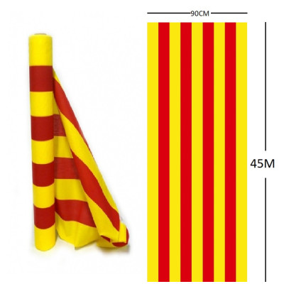 Rollo Bandera de Cataluña 0.9x45m
