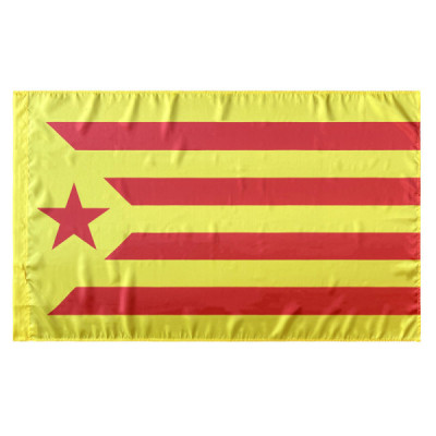 Bandera Estelada Vermella 150 x 90 CM Satén
