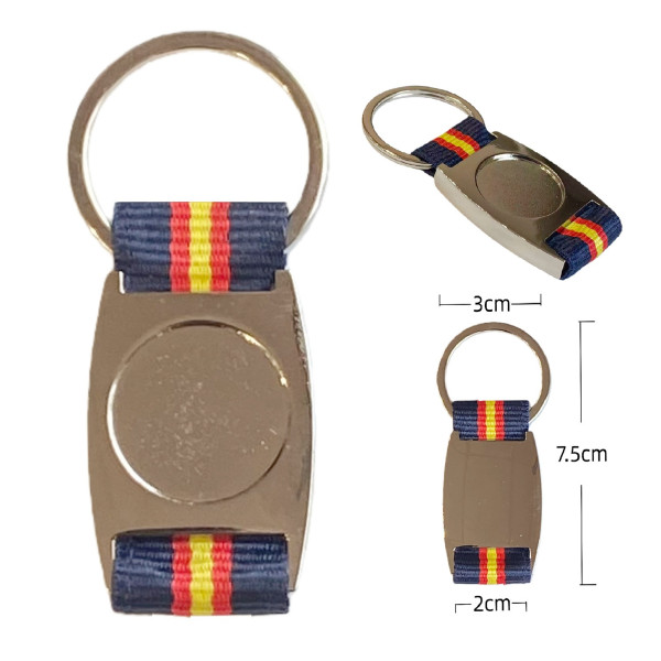 Llavero Cinta España Azul