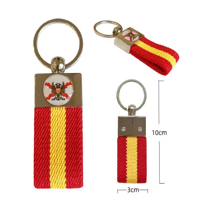 Llavero Cinta Elastica Bicéfala