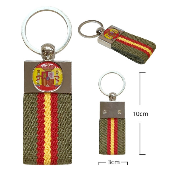 Llavero Cinta Elastica Oliva España