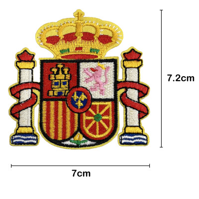 Parche Escudo de España 7.2x7 cm