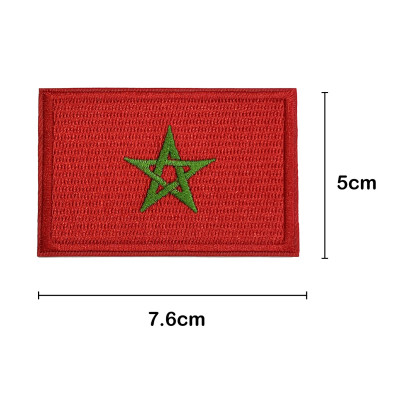 Parche de Marruecos 5x7.6 cm