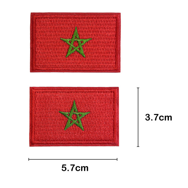 Parche de Marruecos 5.7x3.7 cm