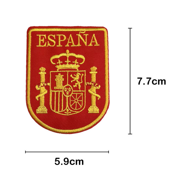 Parche Logo España Roja 5.9x7.7 cm