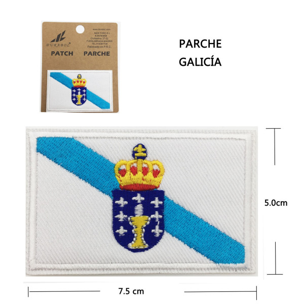 Parche Bandera Galicia 7.5cm