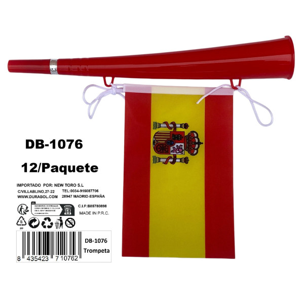 Trompeta con Bandera España