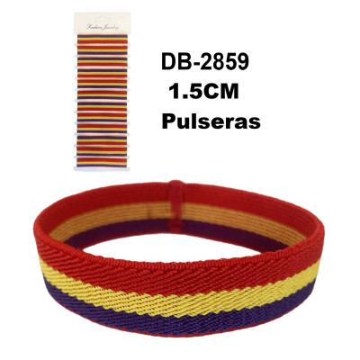 Pulsera Elástica República 1.5cm