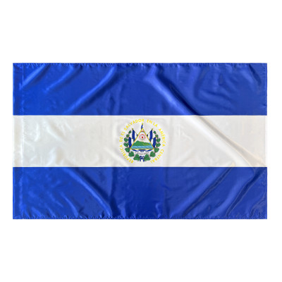 Comprar Bandera de El Salvador 150x90 cm de Satén | Alta Calidad