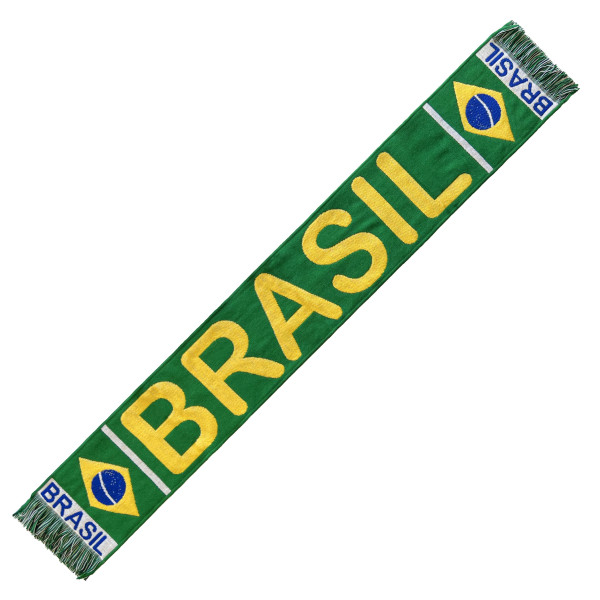 Bufanda Brasil 130x20 cm para aficionados