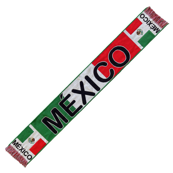 Bufanda México130x20 cm para aficionados