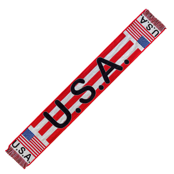 Bufanda Estados Unidos 130x20 cm para aficionados
