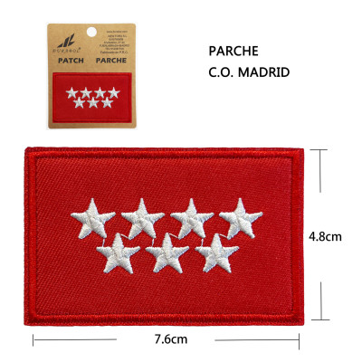 Parche Bandera Comunidad de Madrid 7.6x4.8cm