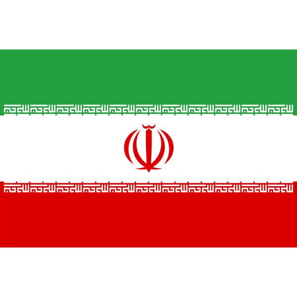 Bandera de Irán 160x90 cm Poliéster